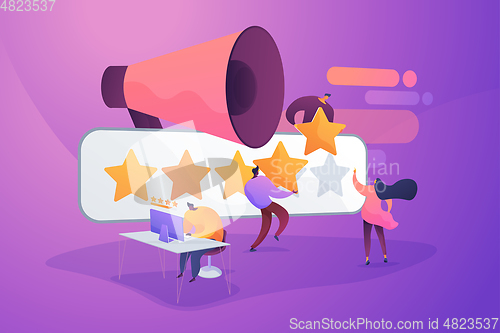 Image of Rating concept vector illustration