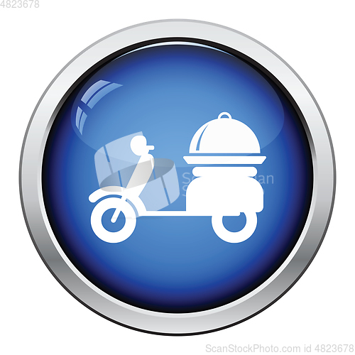 Image of Delivering motorcycle icon