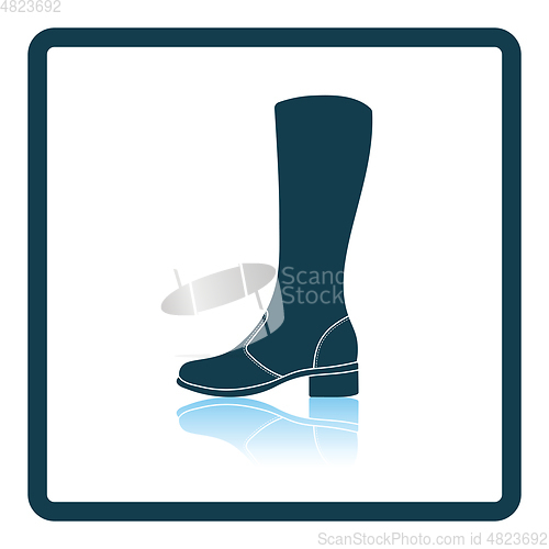 Image of Autumn woman boot icon