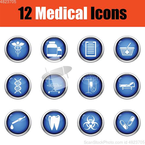 Image of Medical icon set. 