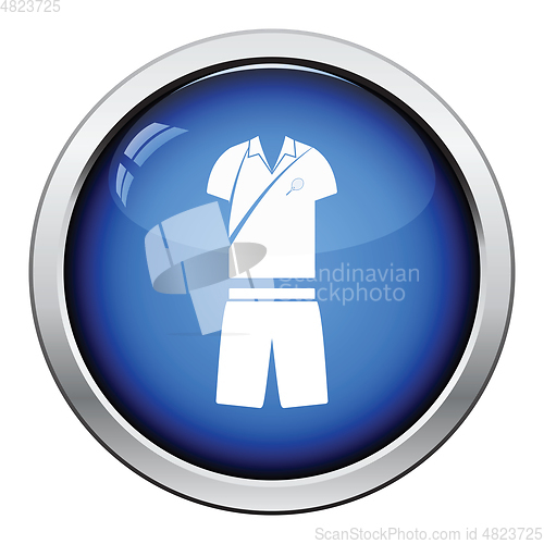 Image of Tennis man uniform icon