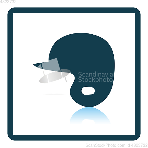 Image of Baseball helmet icon