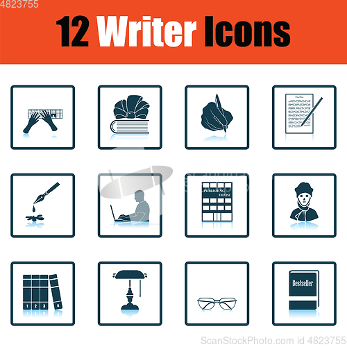 Image of Set of writer icons