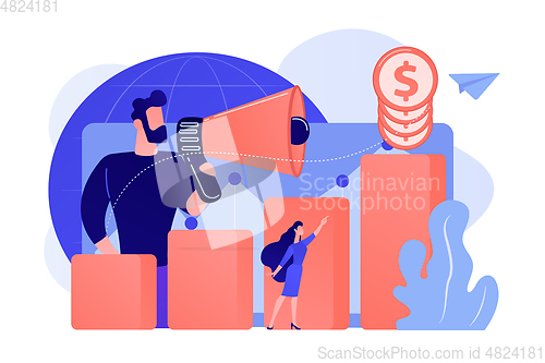 Image of Economic development concept vector illustration.