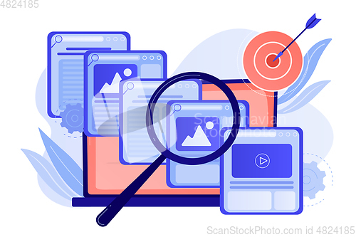 Image of Copy optimization concept vector illustration