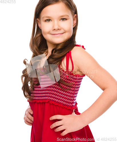 Image of Portrait of a happy little girl