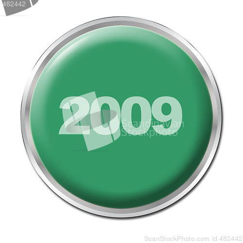 Image of Button To Start the New Year