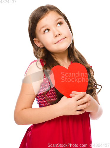 Image of Portrait of a little girl