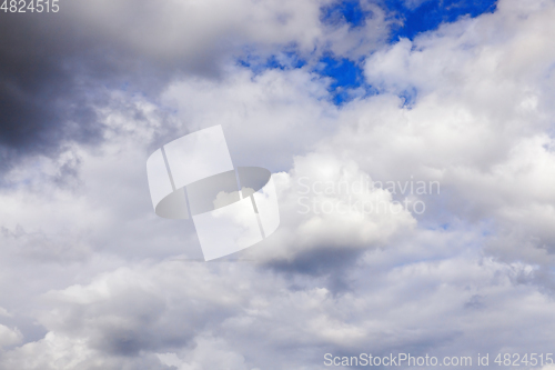 Image of blue sky with clouds