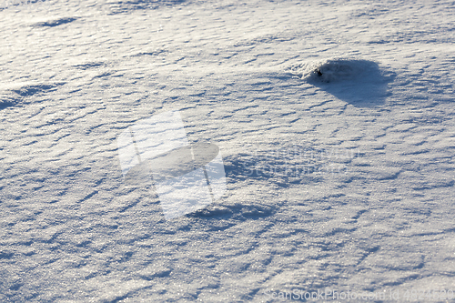 Image of Snow drifts in winter