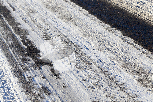 Image of Road under the snow