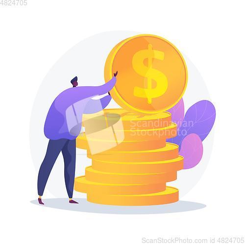 Image of Finances management vector concept metaphor