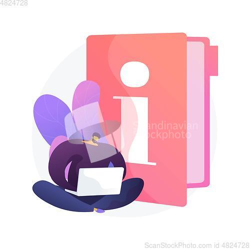 Image of Instruction manual vector concept metaphor