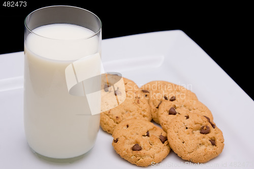 Image of Milk and Cookies