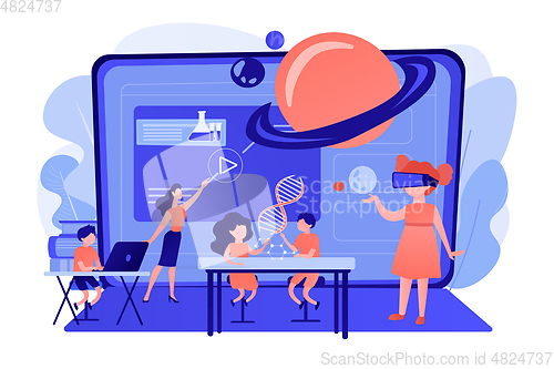 Image of Smart spaces concept vector illustration