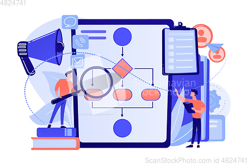 Image of Business rule concept vector illustration.