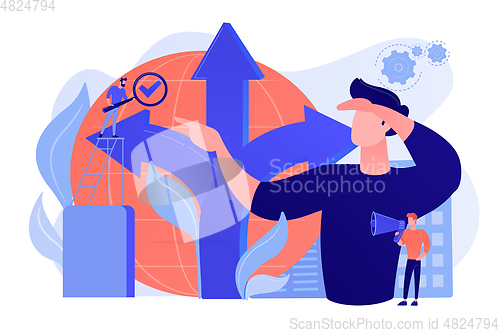 Image of Decision making concept vector illustration