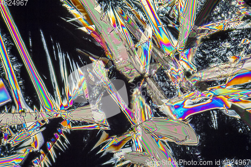 Image of soda lye microcrystals