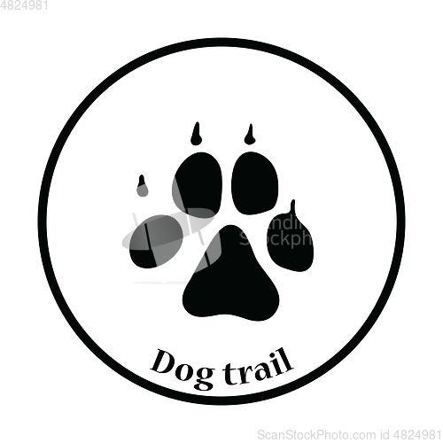 Image of Dog trail icon