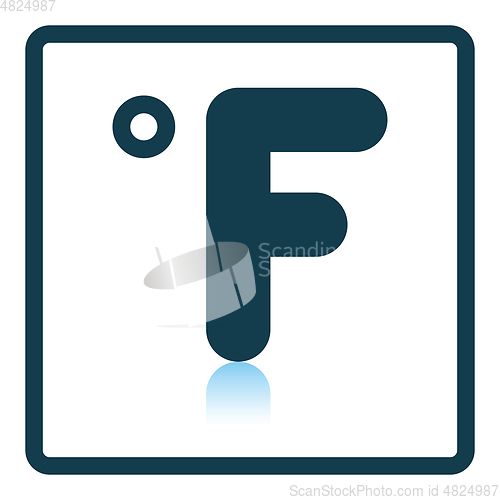 Image of Fahrenheit degree icon