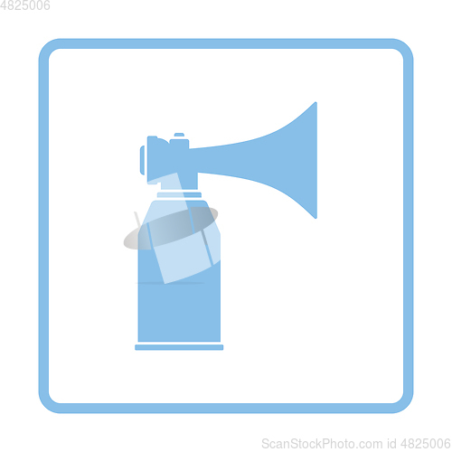 Image of Football fans air horn aerosol icon