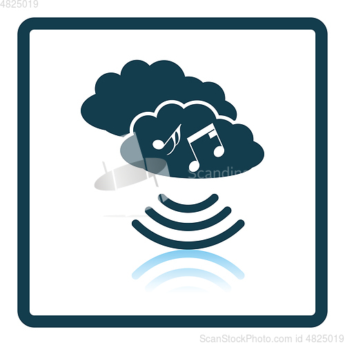 Image of Music cloud icon