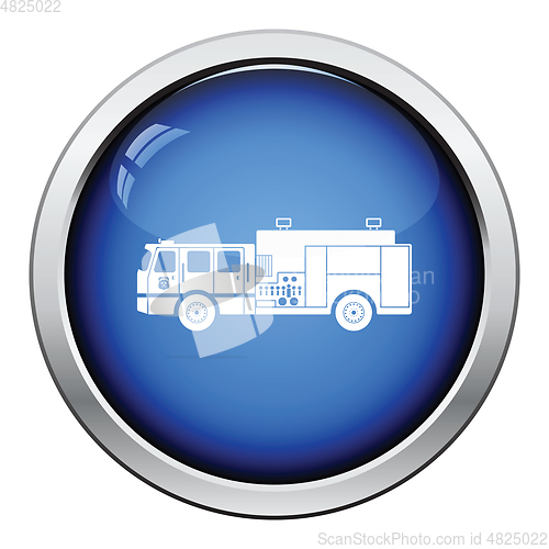 Image of Fire service truck icon