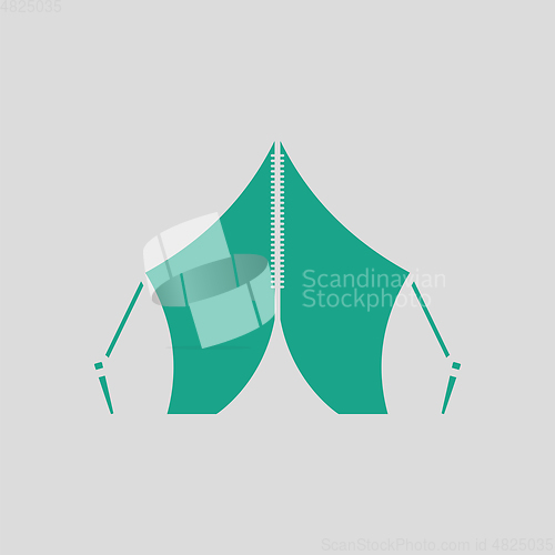 Image of Touristic tent icon