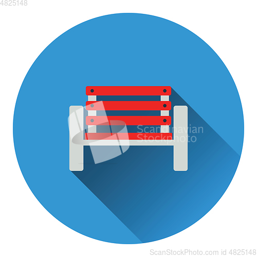 Image of Tennis player bench icon