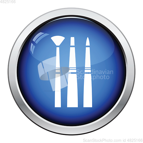 Image of Paint brushes set icon