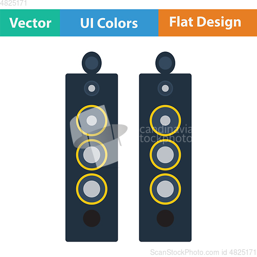 Image of Audio system speakers icon