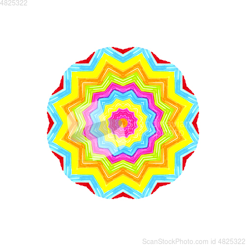 Image of Abstract bright colorful shape