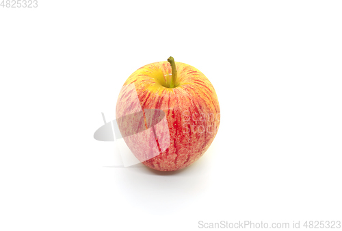 Image of Tasty juicy apple on a white background
