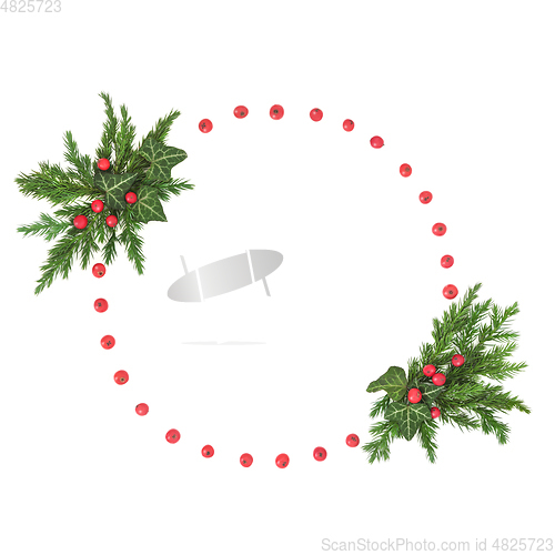 Image of Natural Abstract Christmas Wreath