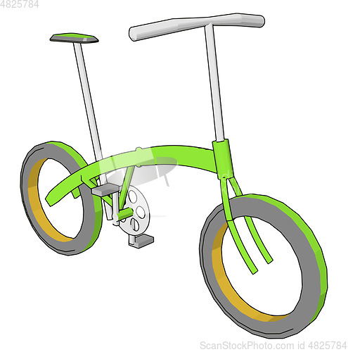 Image of User friendly light transport vehicle vector or color illustrati