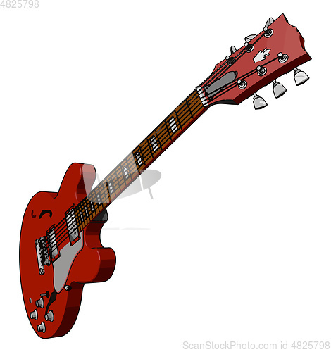 Image of A type of chordophone vector or color illustration
