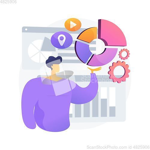 Image of Report chart visualization vector concept metaphor.