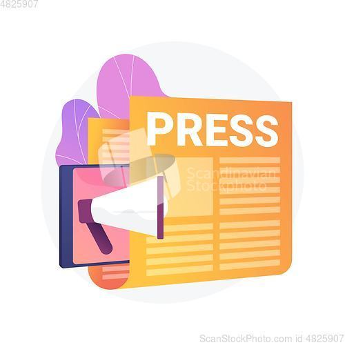 Image of Mass media vector concept metaphor