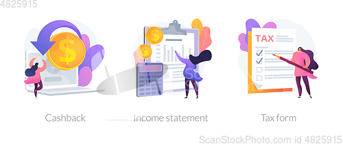 Image of Banking documentation vector concept metaphors