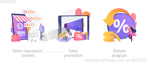 Image of Customer relations vector concept metaphors