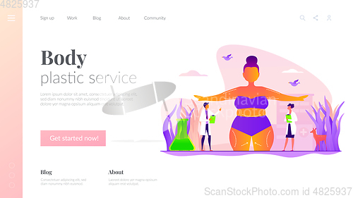 Image of Body Contouring landing page template