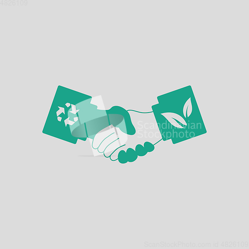 Image of Ecological handshakes icon