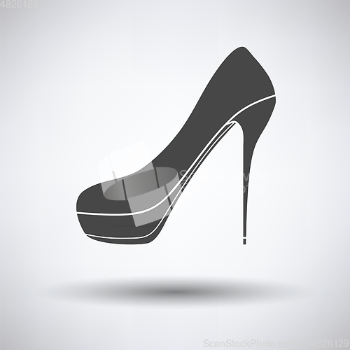 Image of High heel shoe icon