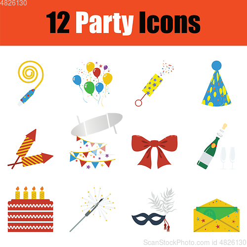 Image of Party  icon set