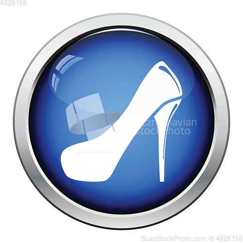 Image of Female shoe with high heel icon