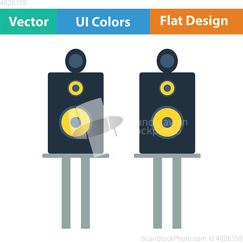 Image of Audio system speakers icon