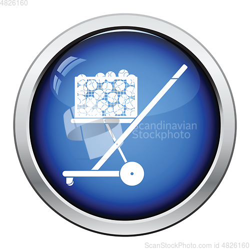 Image of Tennis cart ball icon