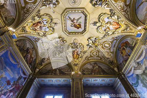 Image of interiors of Palazzo Pitti, Florence, Italy