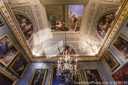 Image of interiors of Palazzo Pitti, Florence, Italy