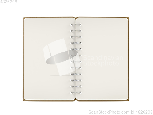 Image of Blank spiral notebook